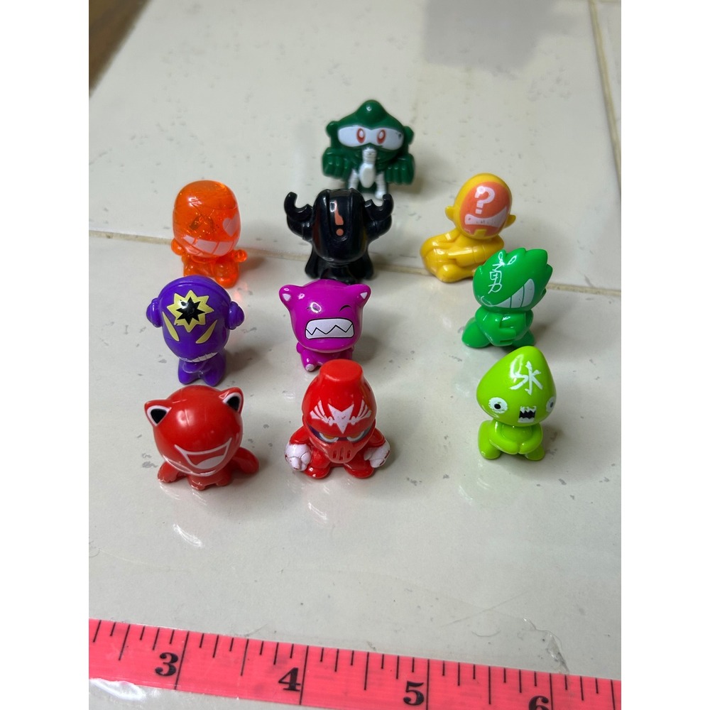 Lot of 10 Gogo crazy bones Monster‎ Figures Toy Collection Kids Figures